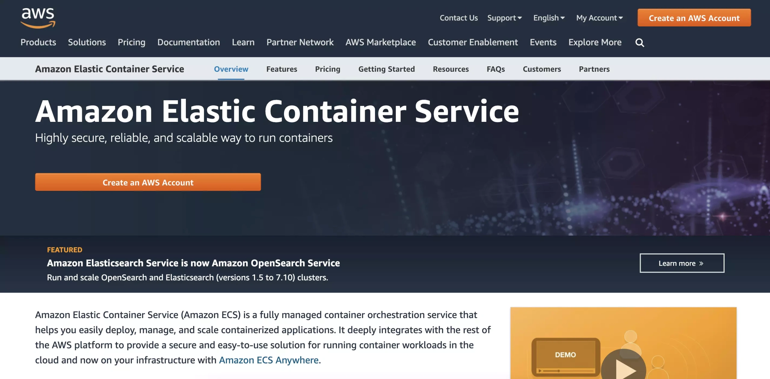 Amazon ECS