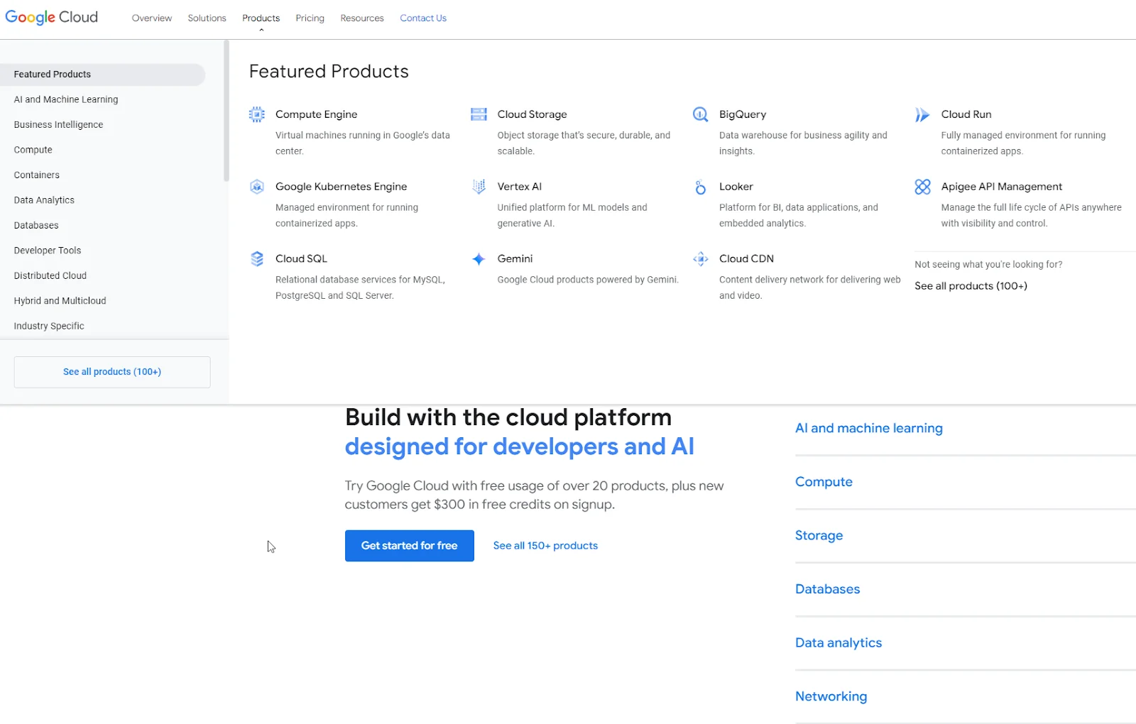 GCP featured products