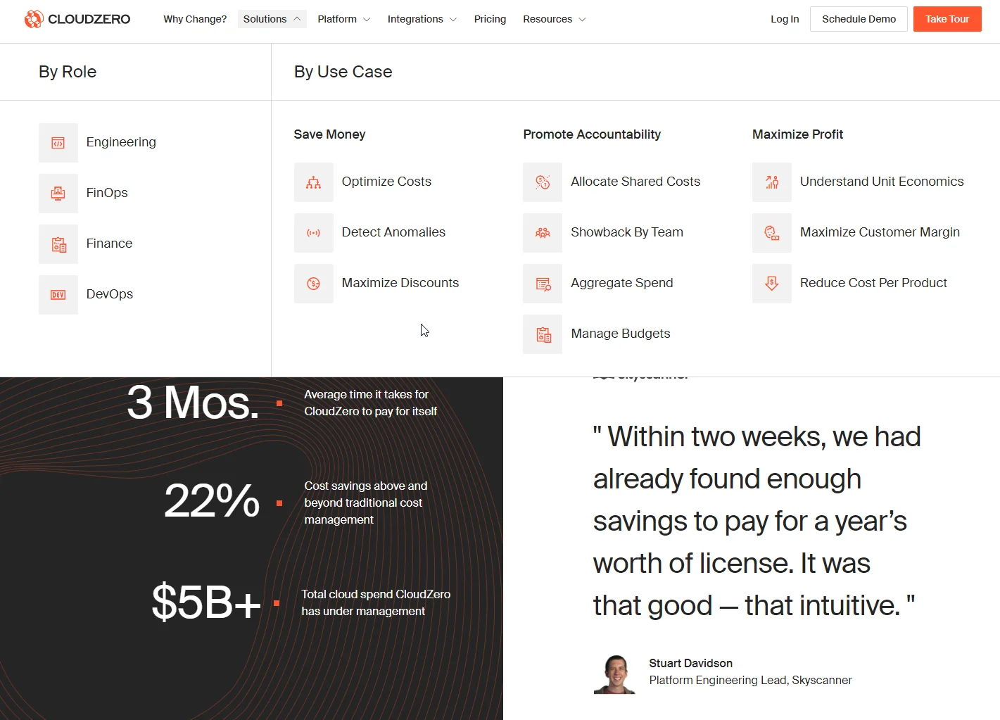 CloudZero Per Unit Cost Analysis